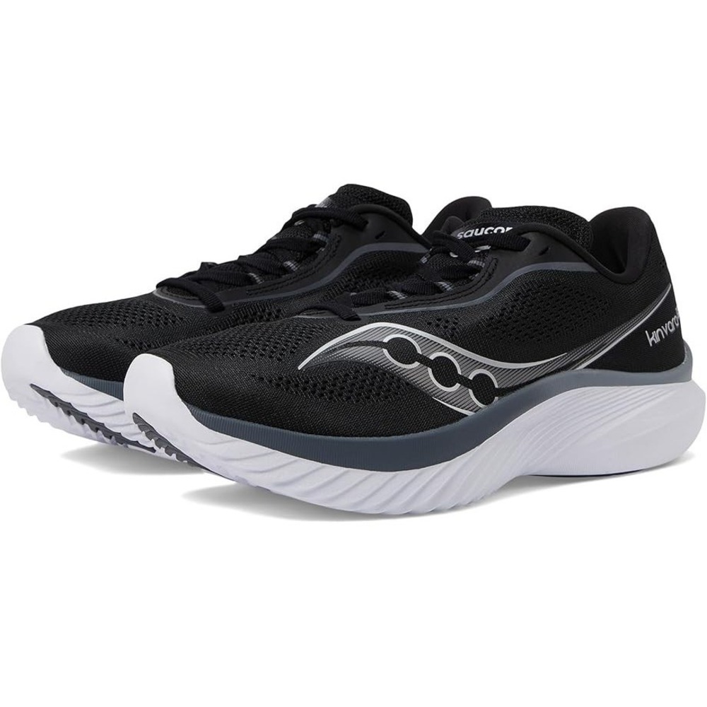 Saucony® (Women's 7 B) Kinvara™ 15 Road Running Shoes in Black/White